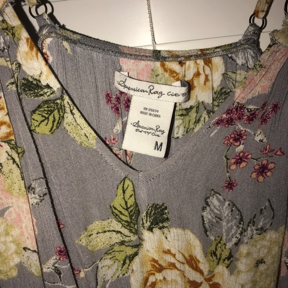 American Rag Boho Floral Maxi Dress Medium - Picture 3 of 3